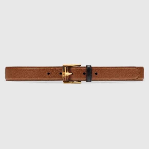 NEW GUCCI BELT BUCKLE SUPREME MONOGRAM LEATHER 699954 SZ 70 Cm 28 In Brown - Picture 1 of 7